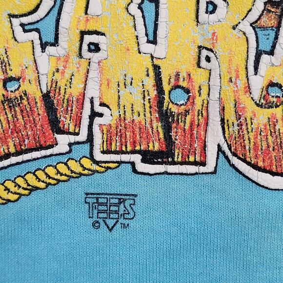 Vintage 80s Texas Armadillo Cowboy Shirt Medium 19x27 USA Made - Picture 4 of 12